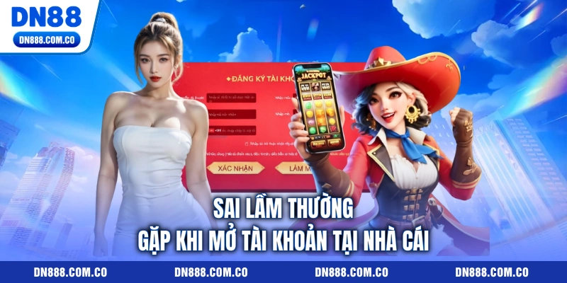 Sai lầm thường gặp khi mở tài khoản tại nhà cái Sai lầm thường gặp khi mở tài khoản tại nhà cái